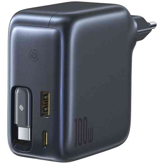 СЗУ Baseus EnerCore CJ11 PD100W+QC3.0 with retractable cable (1USB-A/2C) (E0120M) Херсон