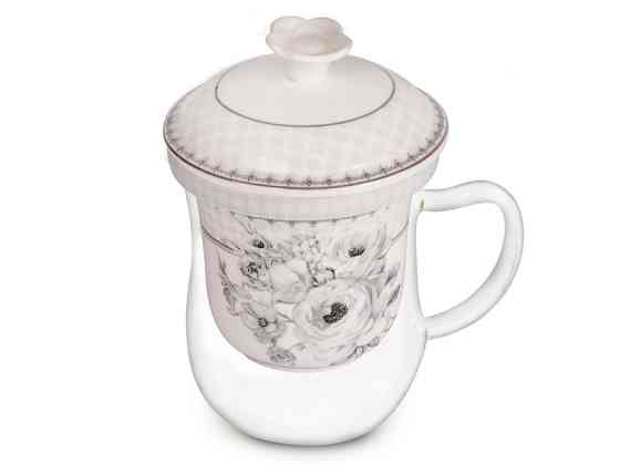 Кружка заварювальна Lefard Французький мотив 924-250 400 мл білий Киев