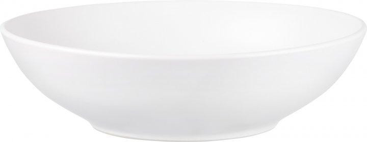 Тарілка супова Ardesto Lucca White AR-2920-WM 20 см Київ - зображення 1