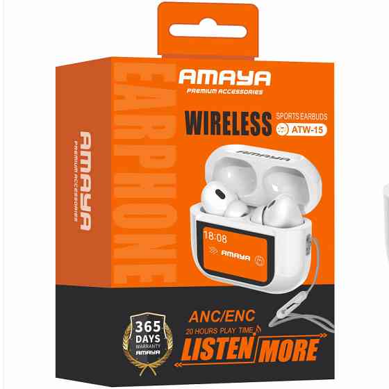 Уценка Беспроводные TWS наушники Amaya ATW-15 ANC+ENC Херсон