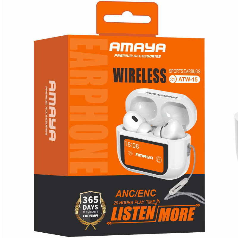 Уценка Беспроводные TWS наушники Amaya ATW-15 ANC+ENC Херсон - изображение 2