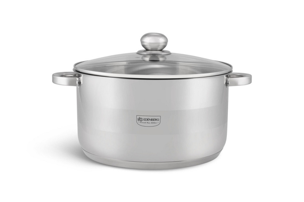 Каструля із кришкою Edenberg EB-3009 28 см 9,5 л Киев - изображение 1