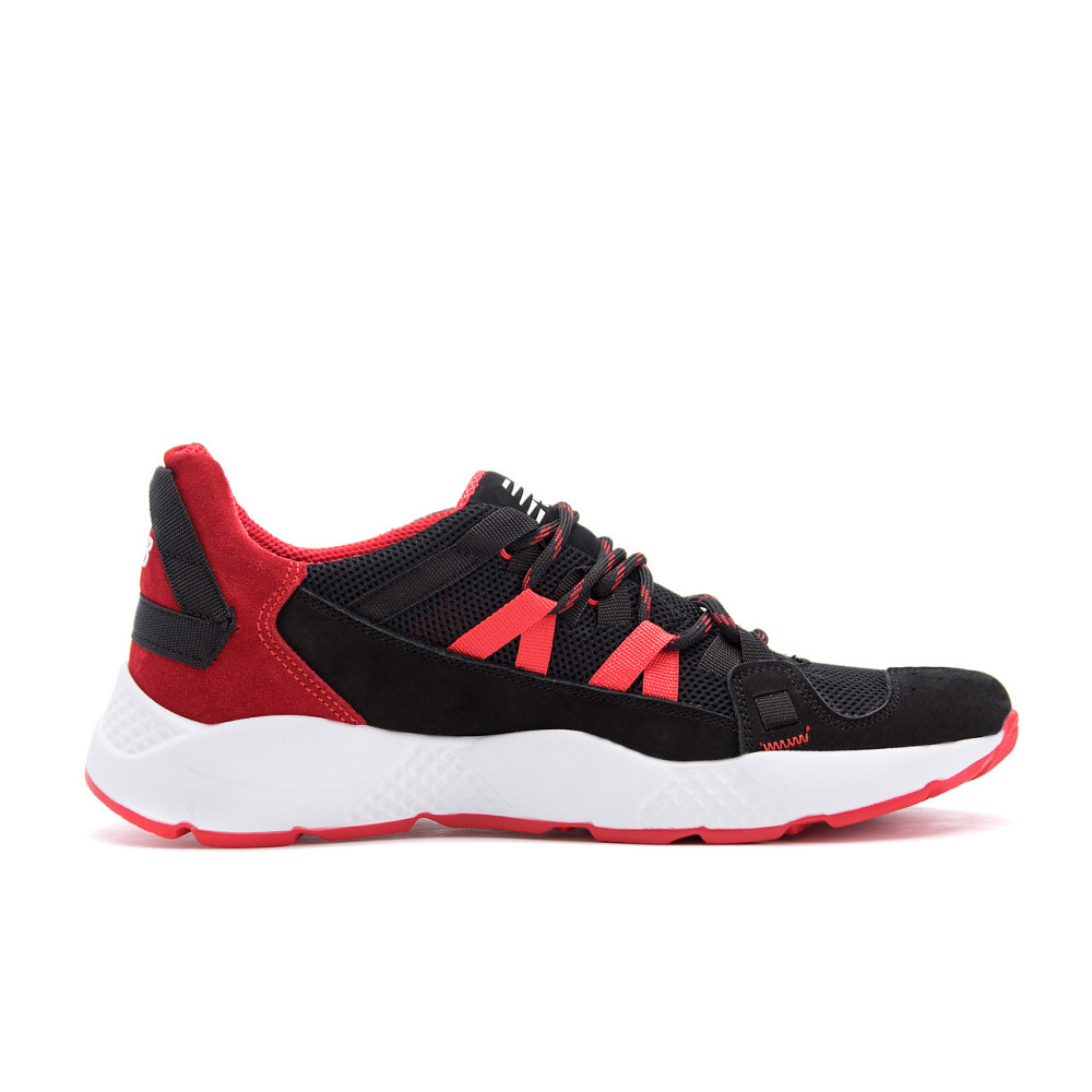 Мужские летние кроссовки сетка New Balance Black Red Киев - изображение 2