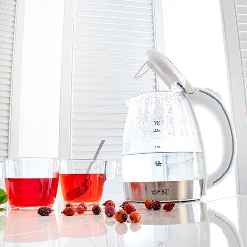 Електрочайник First FA-5404-2-WI 1.7 л белый Київ - зображення 3