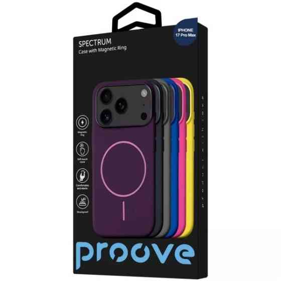 Чохол Proove Spectrum Case with Magnetic Ring для iPhone 17 Pro Max Sun Yellow (PCSPIP17PM40) Харків
