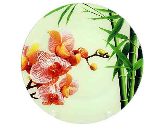 Блюдо кругле Lumines Орхідея рожева S-3012-S-074 30 см Київ