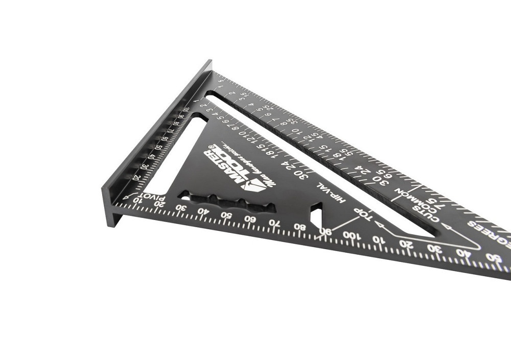 Угольник плотника MASTERTOOL SWANSON 180 мм AL 30-3518 Харьков - изображение 3