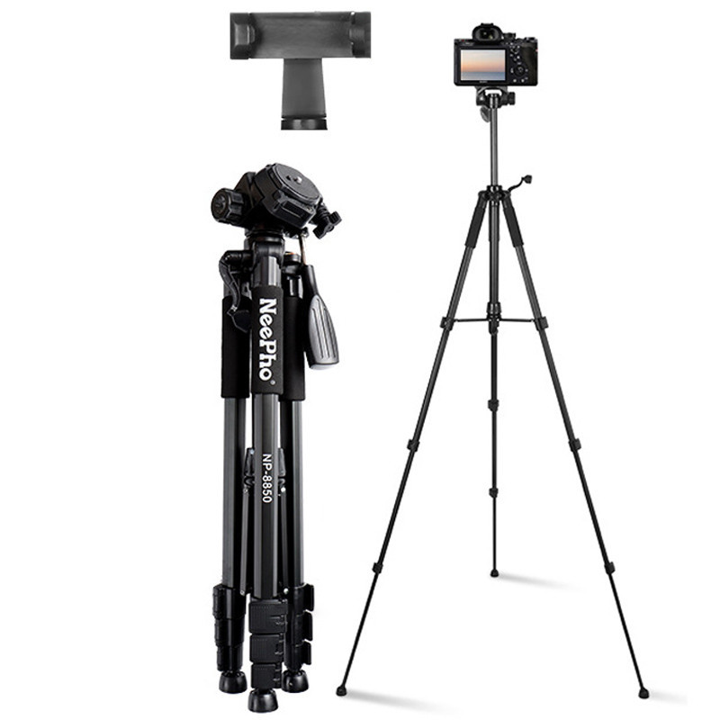 Штатив NeePho NP-8850 для съемки 56-175см с разборным держателем в чехле Херсон - зображення 4