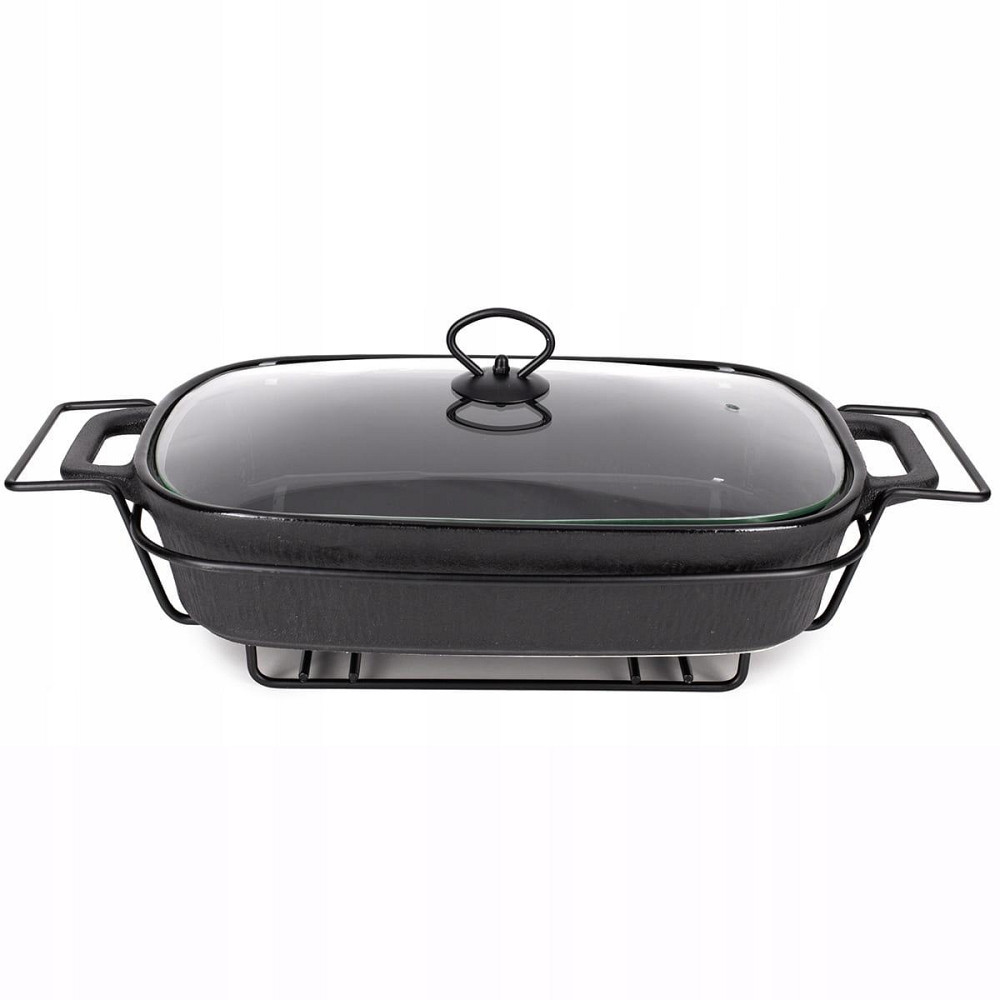 Мармит Kamille керамический прямоугольный 3,5л черный KM 6429 Одесса - изображение 7