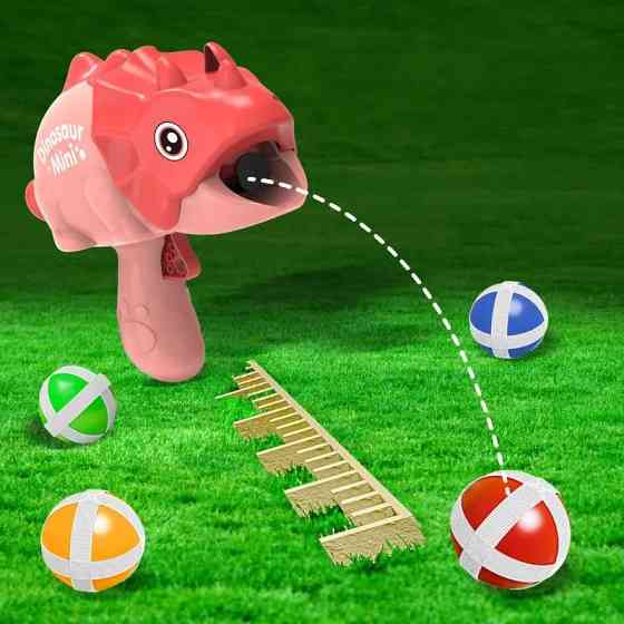 Уценка Интерактивная игра Dinosaur Athletics Gun на липучках + мишень Херсон