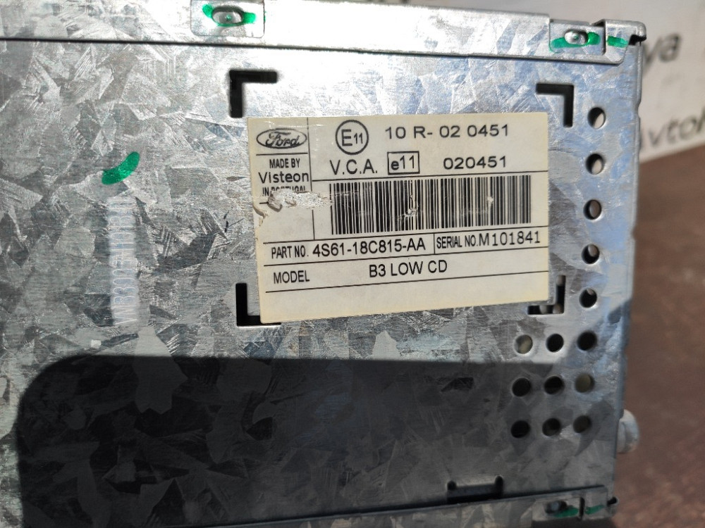 Автомагнитола Ford Fusion 2002-2006 (4S61-18C815-AA) Ковель - изображение 4