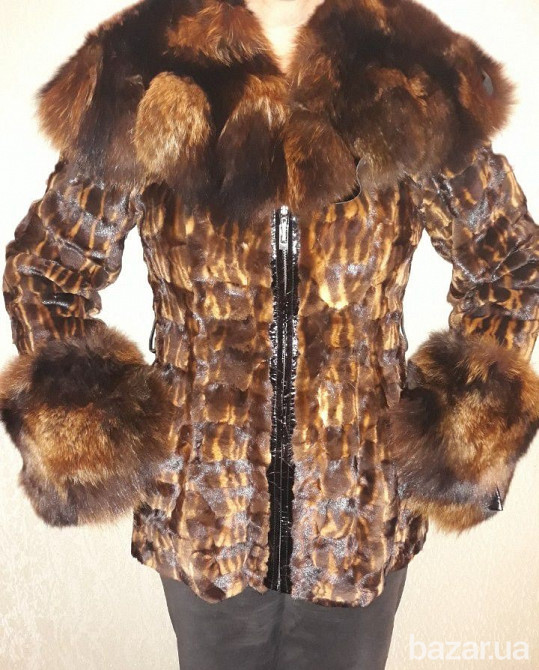 Продам стриженая норка, воротник и рукова(писец) Симферополь - изображение 1