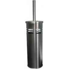 Щётка для унитаза напольная нержавеющая матовая Київ