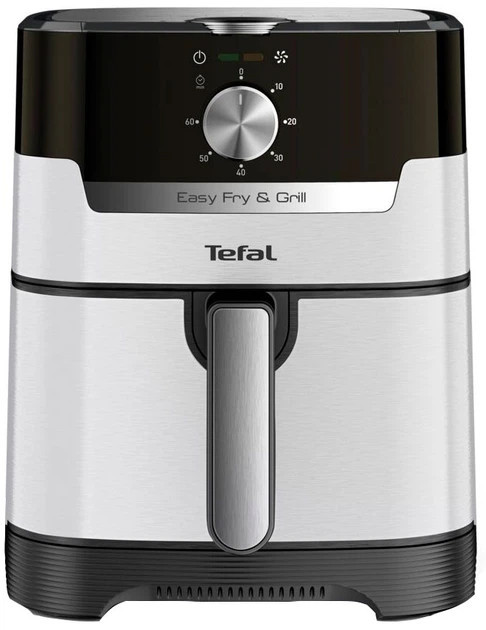 Мультипечь Tefal Easy Fry&Grill 2в1 EY501A10 1550 Вт серая Київ - зображення 1