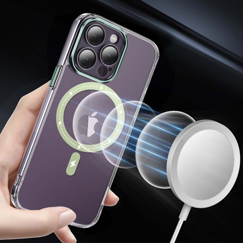 Чехол TPU+PC Colorful with Magnetic Fit для Apple iPhone 13 Pro Max (6.7") Херсон - зображення 12