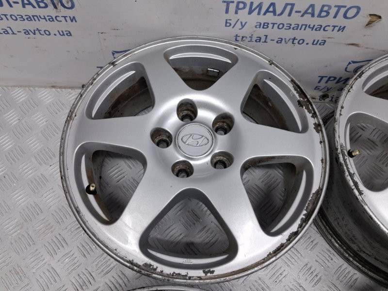 Диски титан комплект R16 Hyundai Sonata NF 2.4 БЕНЗИН G4KC 2004 (б/у) Київ - зображення 2