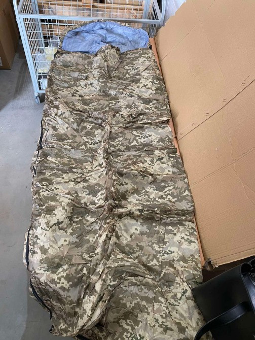 Спальний мішок WOLFTRAP тактичний 190х70, температура до -15, силіконовий міфлон Одесса - изображение 1