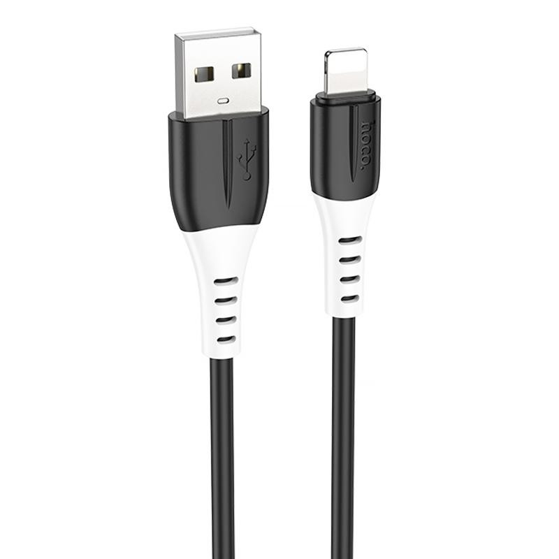 Дата кабель Hoco X82 Silicone USB to Lightning 2.4A (1m) Херсон - зображення 1