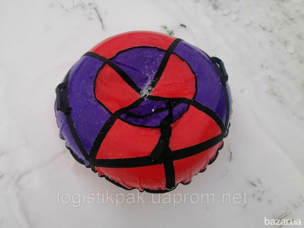 Тюбинг 100 см "Виола" (ПВХ) ватрушка для катания на снегу Харків - зображення 4