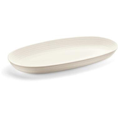 Блюдо овальна Guzzini Tierra 175400156 41х22.9х4.2 см біла Київ - зображення 1
