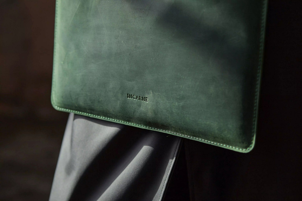Чехол для ноутбука винтажный Incarne Stem MacBook Pro 14" 2021-2025 stem-green-vintage-pro-14 зелены Киев - изображение 8