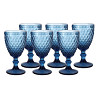 Набор бокалов для вина Vintage Кобальт 6шт по 340мл синий Одесса