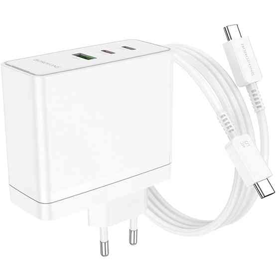 СЗУ Borofone BN11 Imperial PD100W+QC3.0 (1USB-A/2C) + кабель Type-C to Type-C Херсон