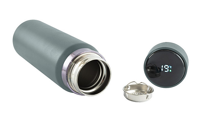 Термос WERTVOLL "DREAM" 800 мл SS Digital Sensor t °C серый RX-7001GY Харків - зображення 6