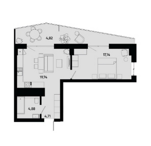 Продажа 1 кімнатна ЖК Holosko Resident Львів - зображення 7