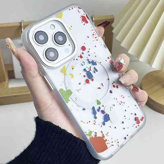 Чехол TPU+PC Flush with MagSafe для Apple iPhone 13 Pro Max (6.7") Херсон