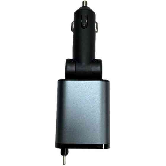 Автомобільний зарядний пристрій DM PT-47 USB+2xType-C 50W Black Харків