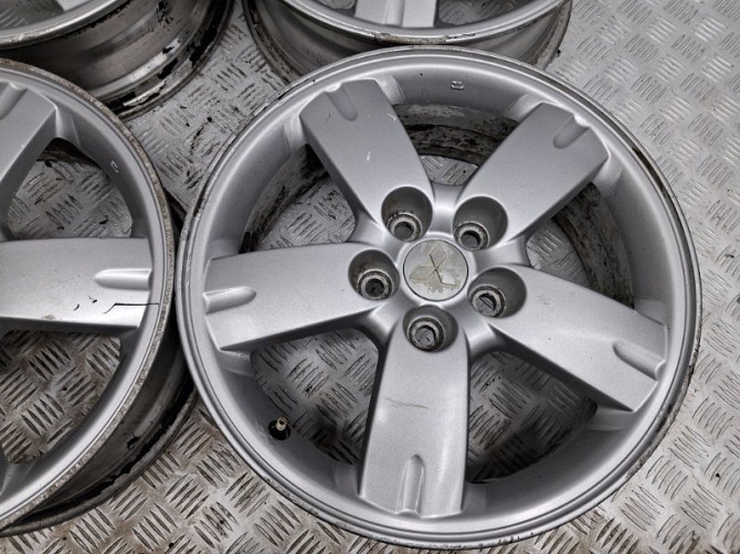 Диски титан комплект R17 Mitsubishi Outlander CU 2.4 БЕНЗИН 4G69 2003 (б/у) Київ - зображення 5