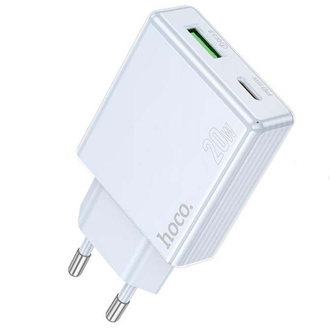 СЗУ Hoco C142A Direct PD20W+QC3.0 (1USB-A/1C) Херсон - зображення 1