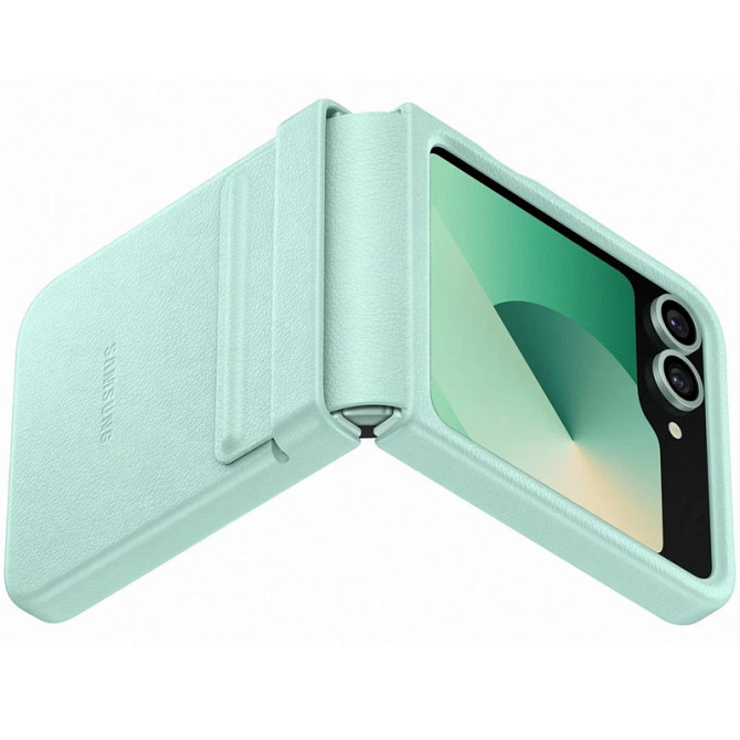 Уценка Кожаный чехол Leather Case (AAA) для Samsung Galaxy Z Flip6 Херсон - зображення 5