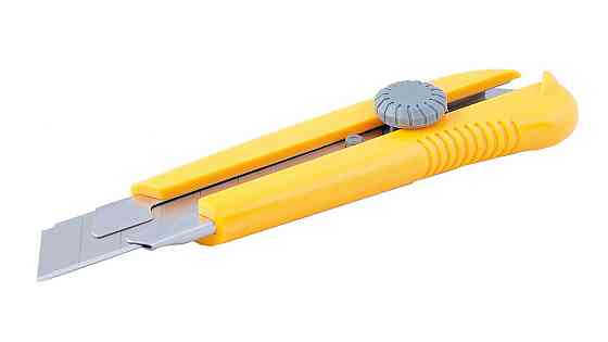 Нож строительный MASTERTOOL с отломным лезвием 25 мм ABS пластик металлическая направляющая винтовой Харьков