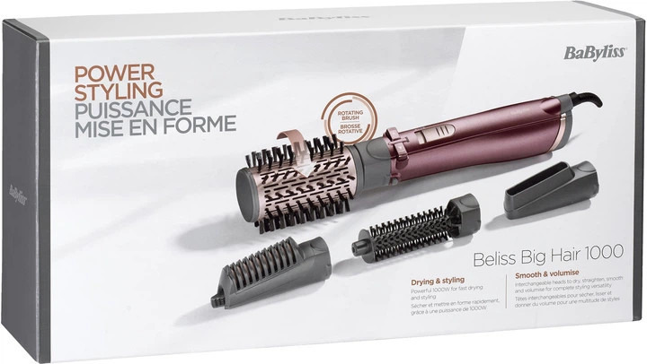 Фен-щетка Babyliss AS960E 1000 Вт серый Київ - зображення 9