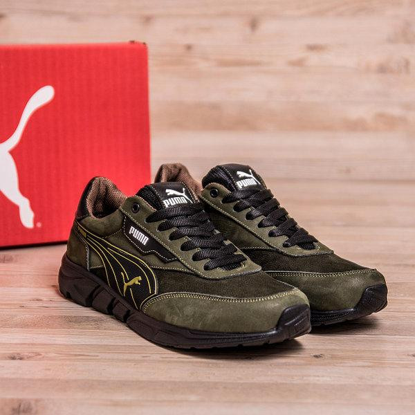 Мужские кожаные кроссовки  Pm Anzarun Green Київ - зображення 10