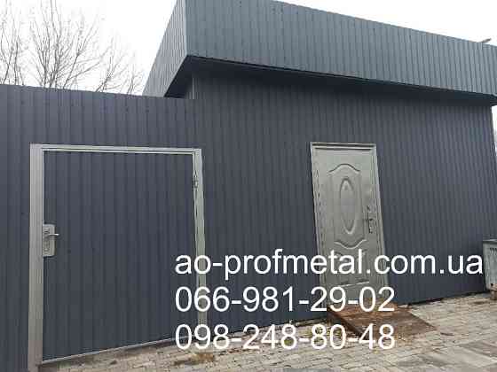 Профнастил графит 7016 матовый, Профлист RAL 7016 PEMA. Київ