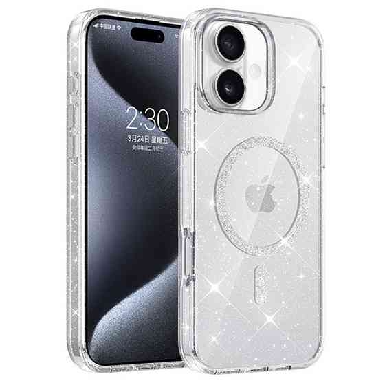 Чехол TPU Eclipse Sparkle Magnetic Fit для Apple iPhone 16 (6.1") Херсон