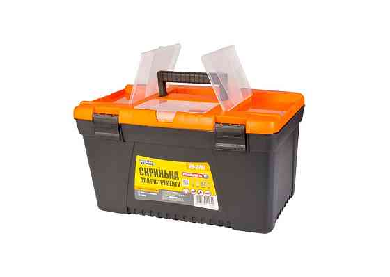 Ящик для инструментов MASTERTOOL с пластиковыми замками органайзеры 17" 432х248х240 мм 79-2717 Харків