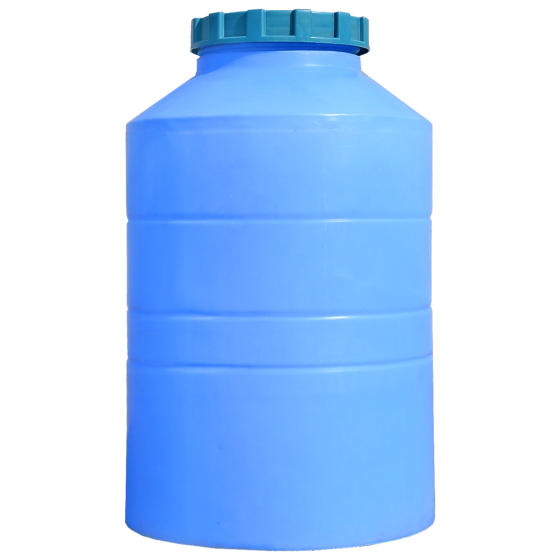 Емкость 300 л вертикальная ВО ПБ голубая Київ