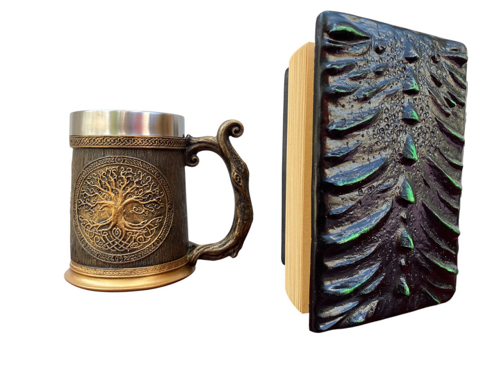 Подарочный набор Кружка 3D Друид Иггдрасиль и Блокнот 3D «Око Лесного Дракона» Киев - изображение 2