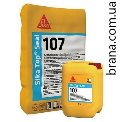 Sikatop Seal-107 гідроізоляційний цементно-піщаний розчин 5 кг Вишневе - зображення 1