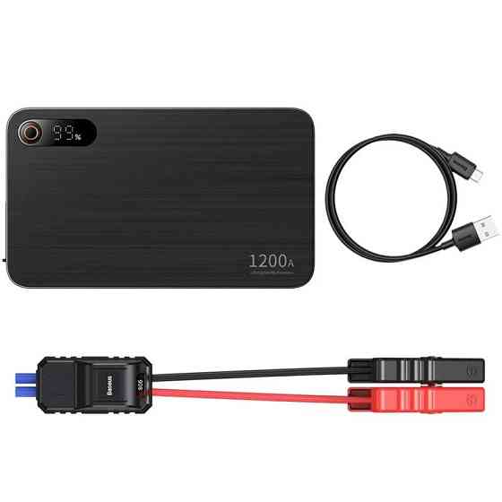 Уценка Пусковое устройство (бустер) для автомобиля Baseus Super Energy Pro+ 12000mAh (C00245700111) Херсон