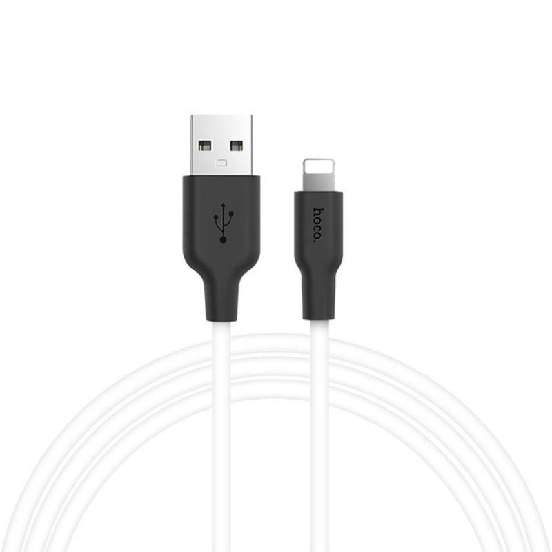 Уценка Дата кабель Hoco X21 Plus Silicone Lightning Cable (1m) Херсон - зображення 1