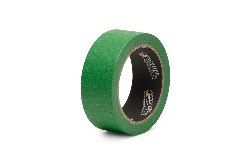 Лента малярная для грубых работ MASTERTOOL GripBond Pro Exterior 38 мм×25 м зеленая 79-9886 Харків - зображення 3