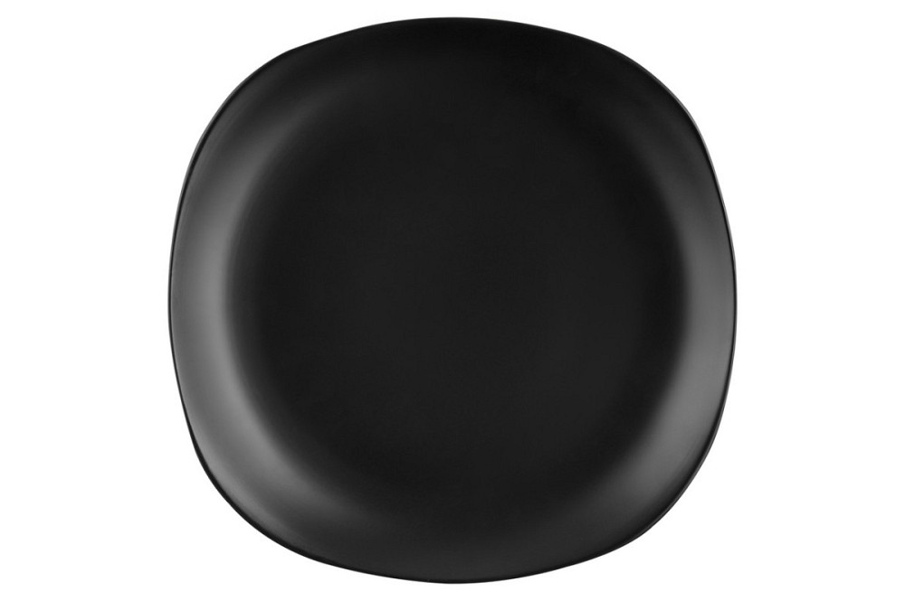Тарілка обідня квадратна Ardesto Molize Black AR-2927-MB 27 см Київ - зображення 1