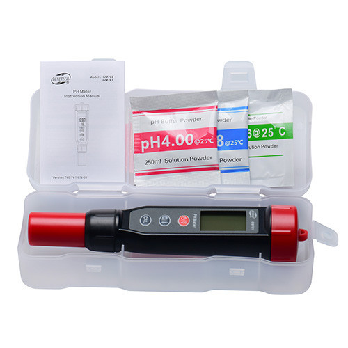 Измеритель кислотности и температуры (pH-метр), 0-14 pH BENETECH GM761 Харьков - изображение 3