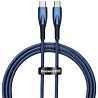 Дата кабель Baseus Glimmer Series Fast Charging Type-C to Type-C 100W 1m (CADH00070) Херсон