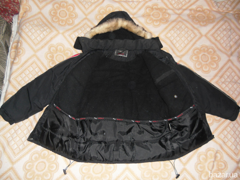 Куртка зимова з капюшоном(Wolf)-L розмір---на хлопчика віком12-15років Львов - изображение 5